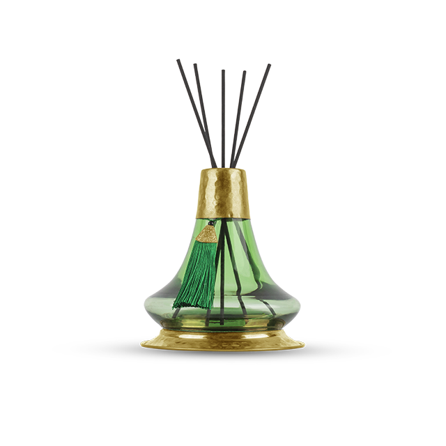 Coffret diffuseur de parfum artisanal vert