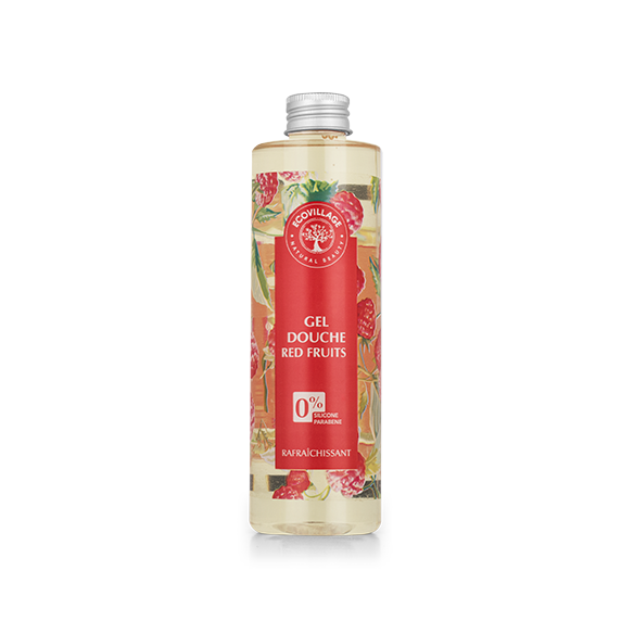 Gel douche fruits rouges