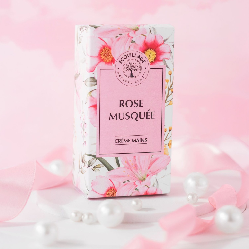 Coffret boite rose musquée