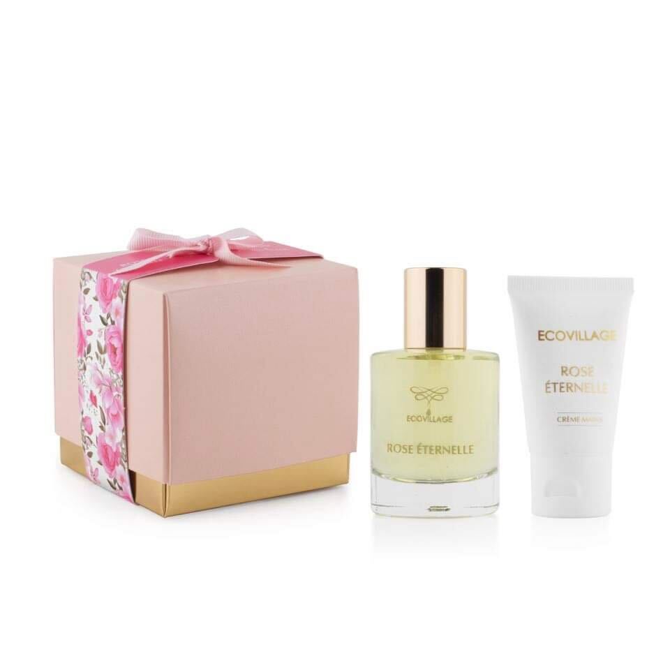 Coffret Parfum rose Eternelle