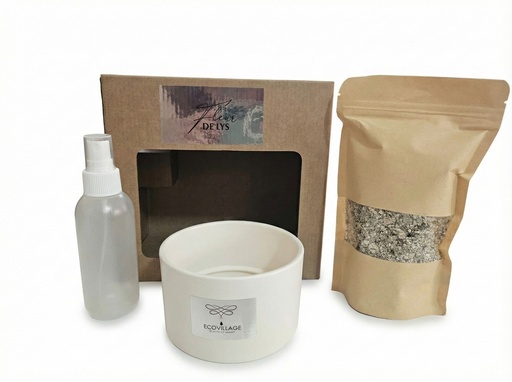 [PF1184] coffret ceramique fleur de lys